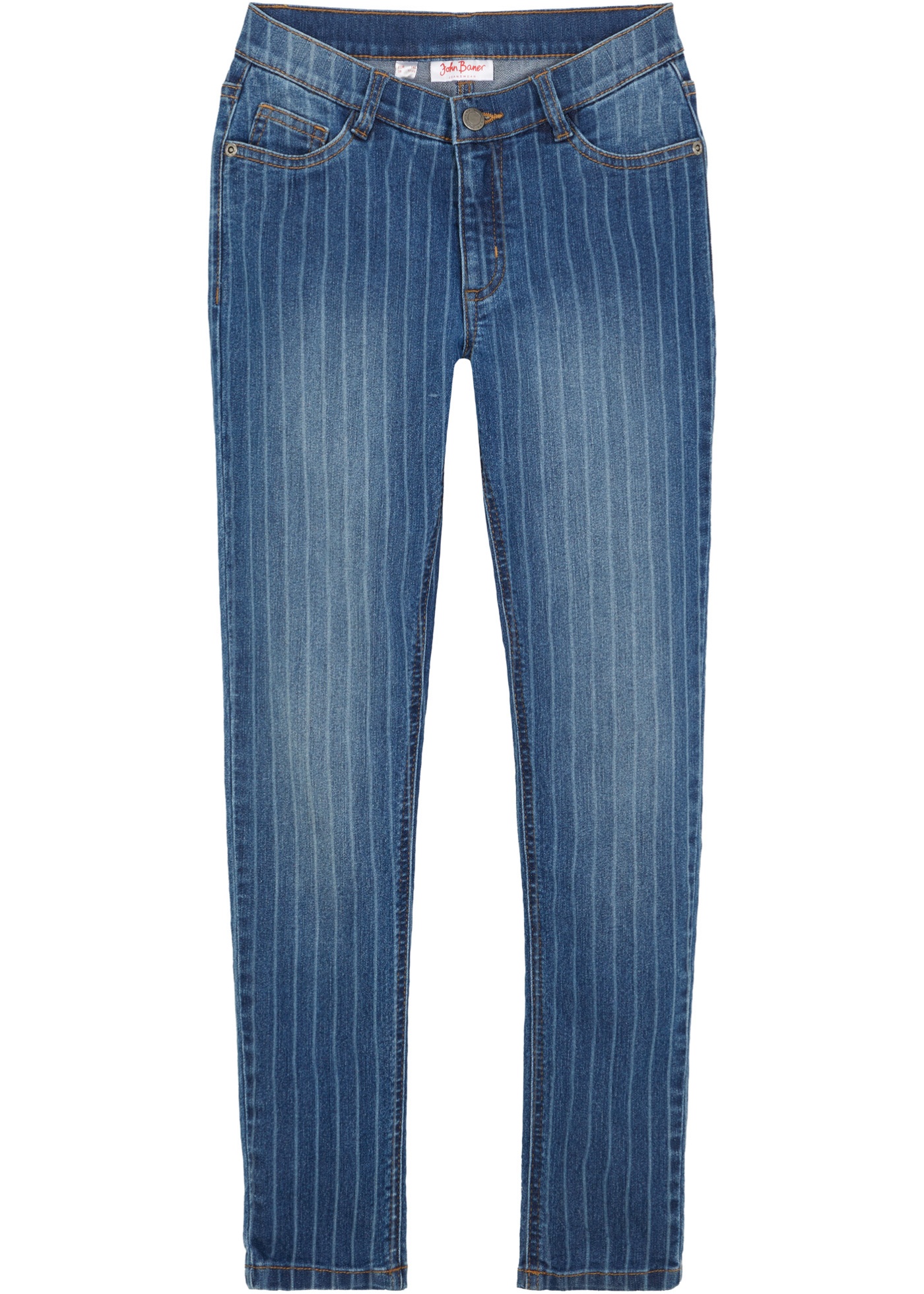 Skinny džínsy s pásikmi