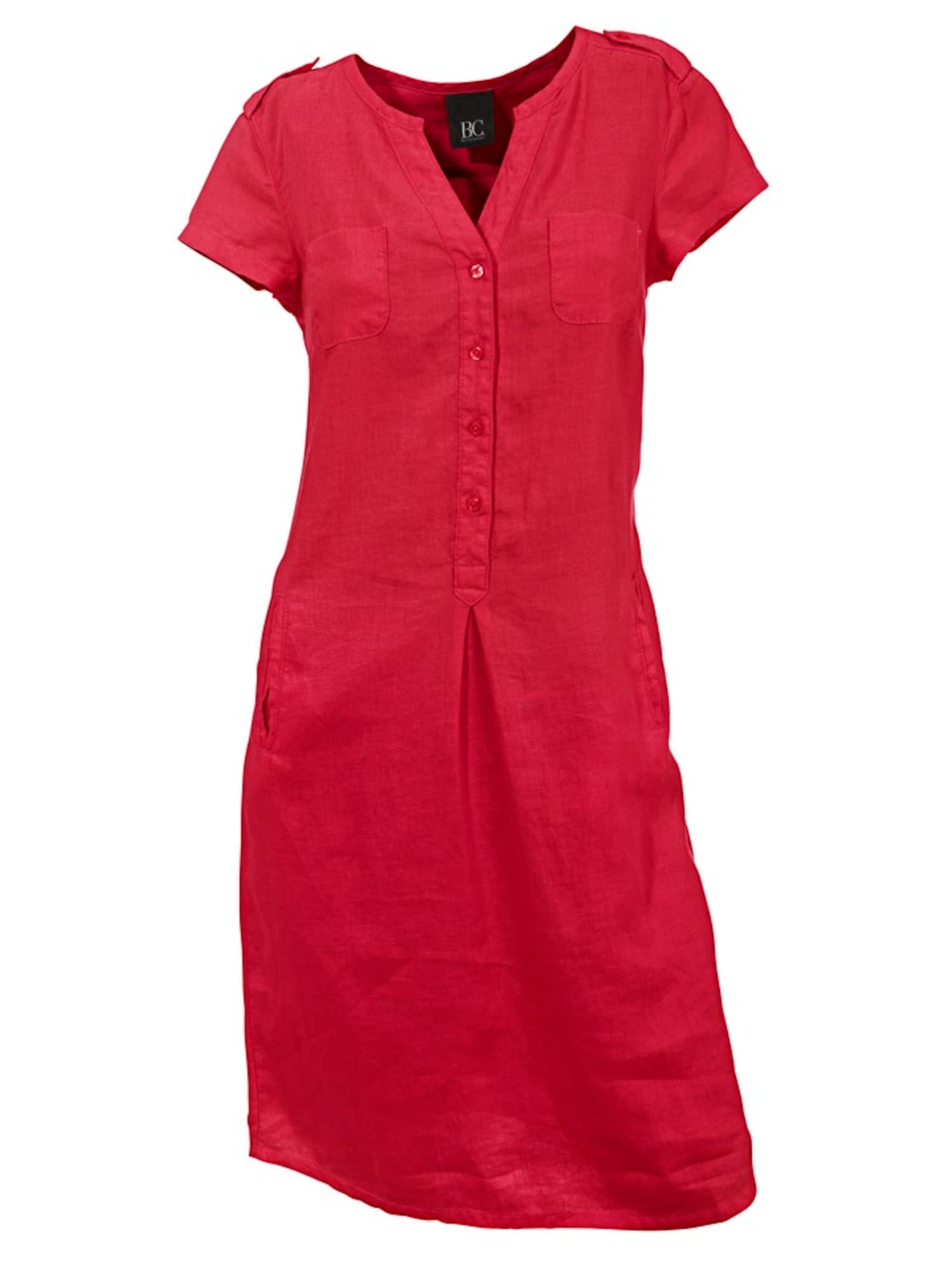 Košeľové šaty červená heine