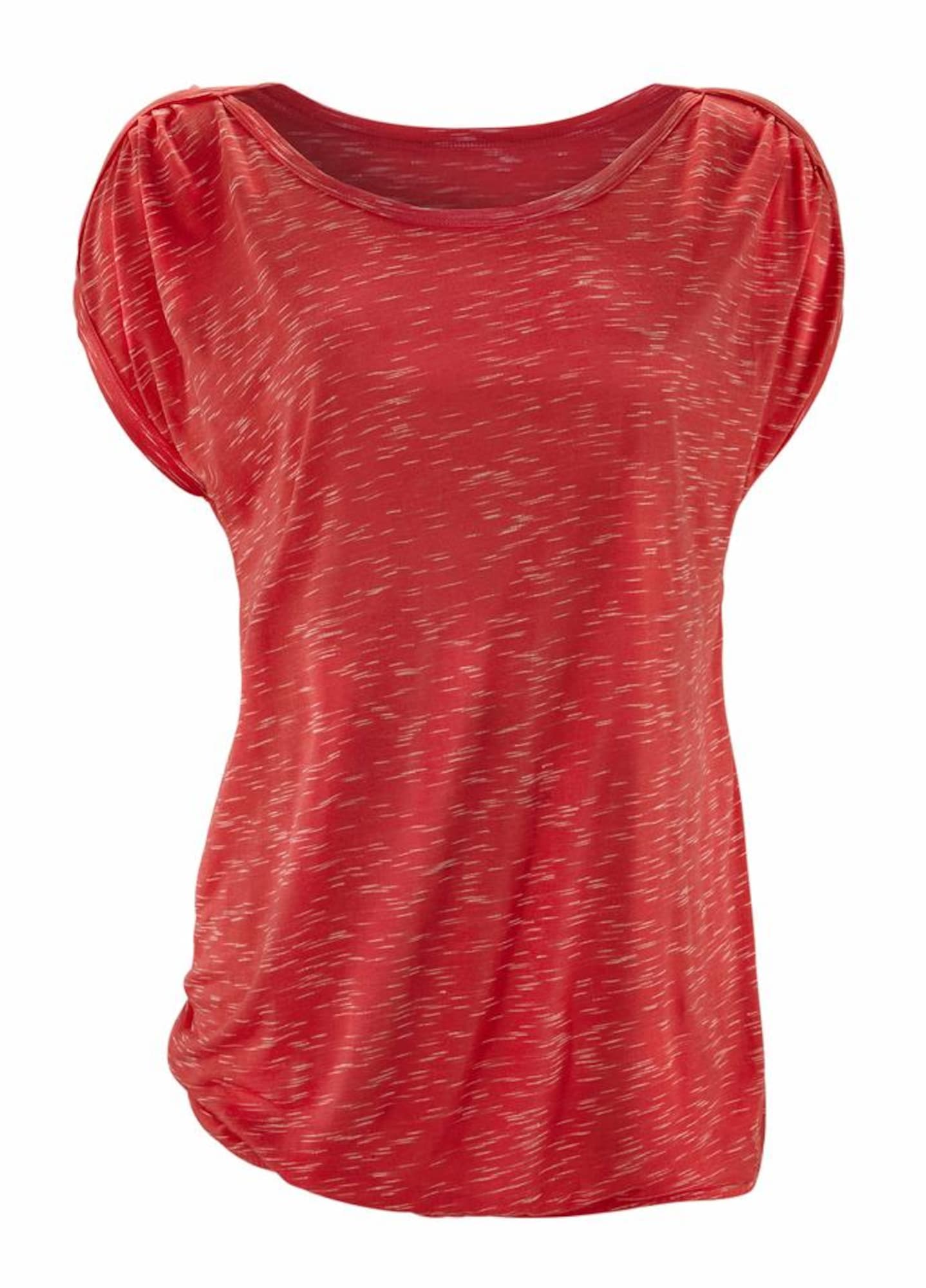 Tričko červená melírovaná LASCANA