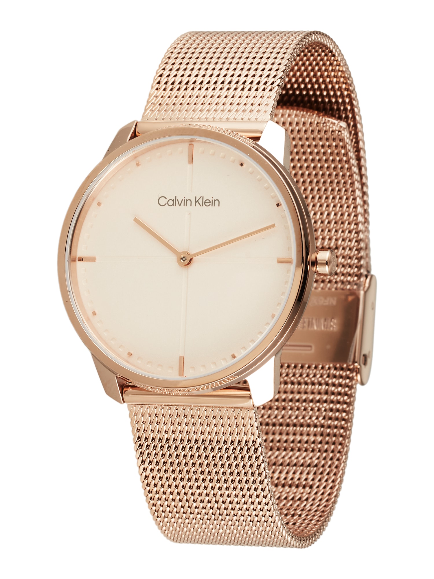 Analógové hodinky ružové zlato Calvin Klein
