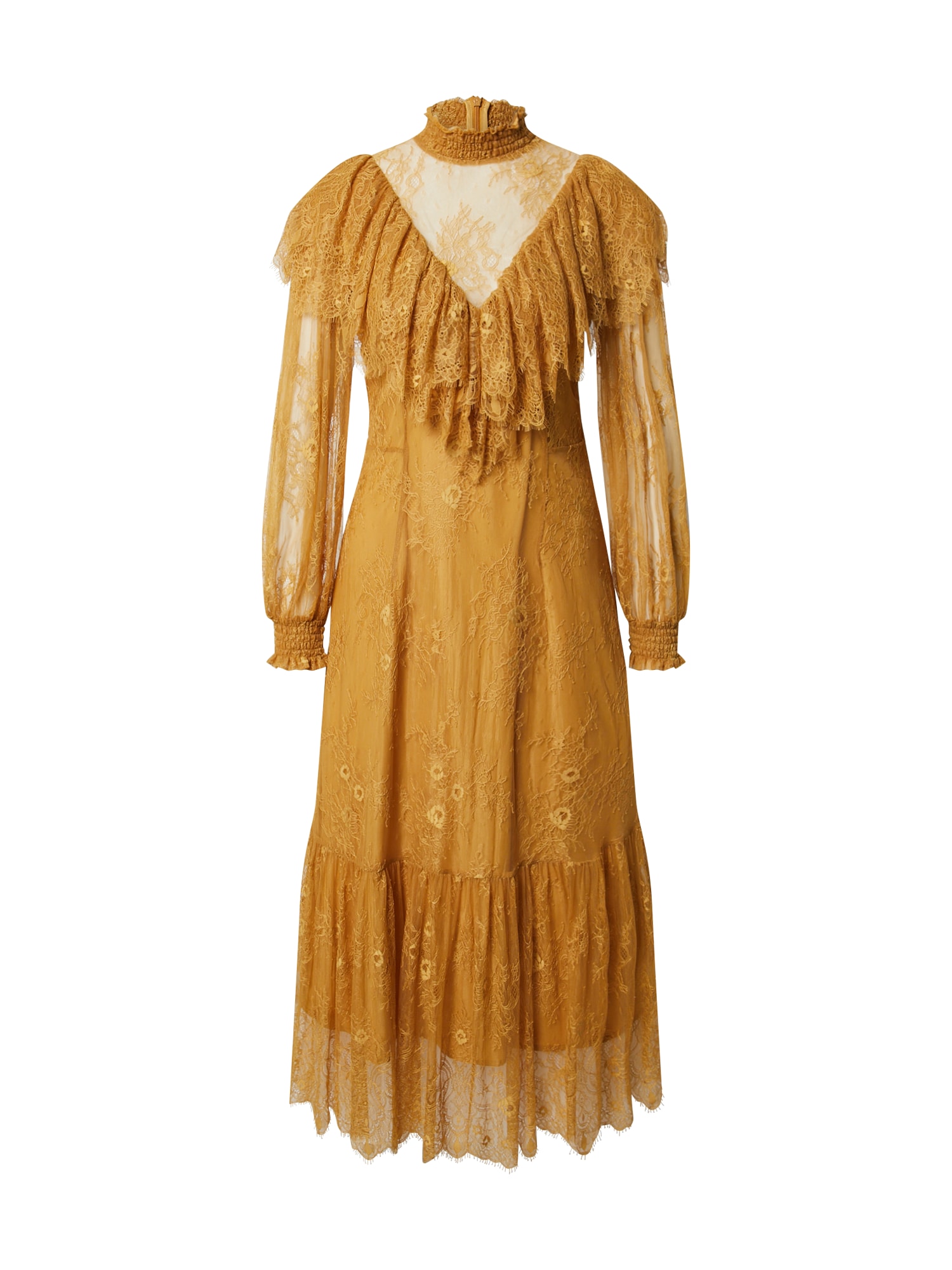 Šaty Tanita žltá horčicová EDITED