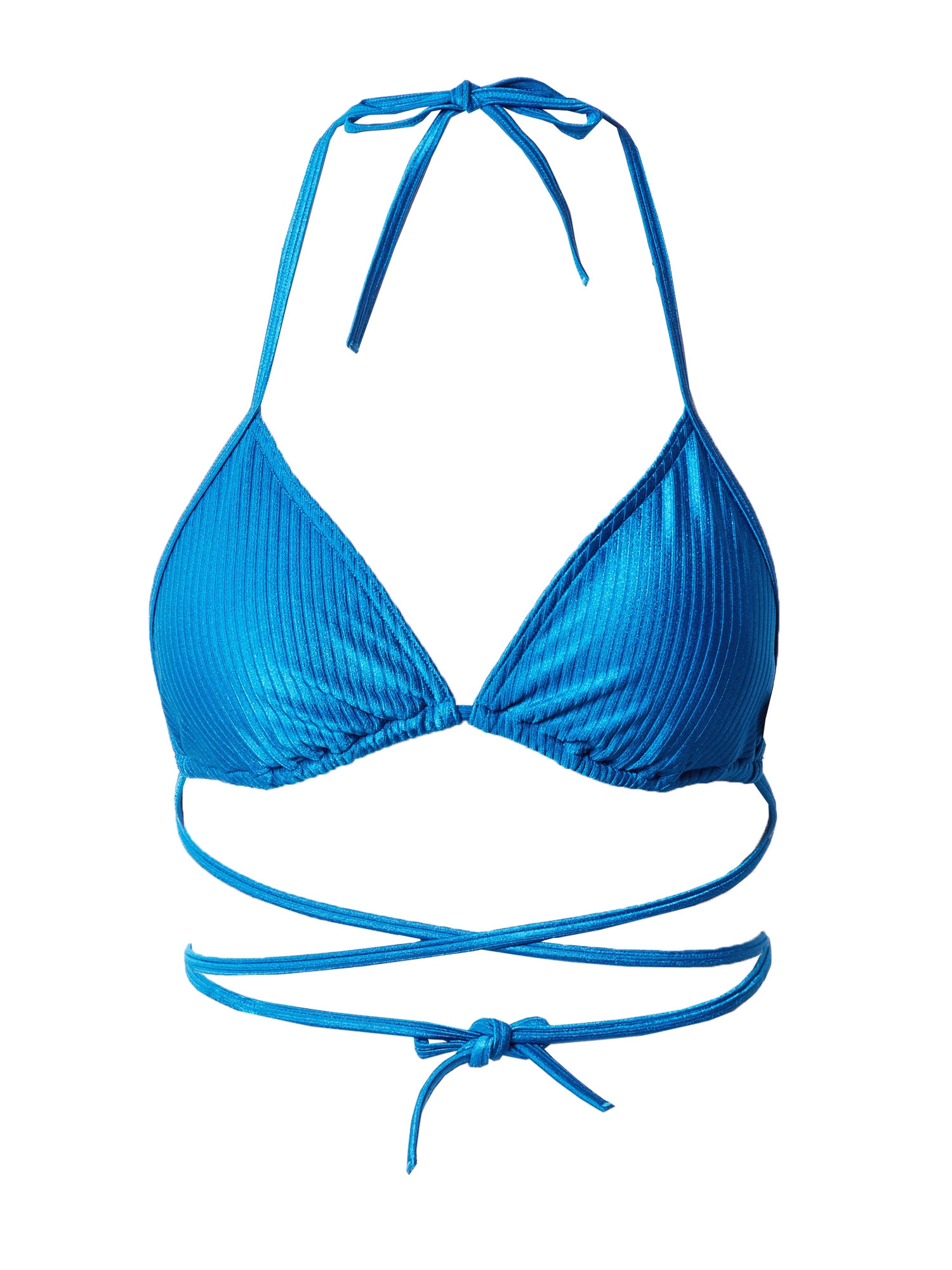Bikinový top nebesky modrá Calvin Klein Swimwear