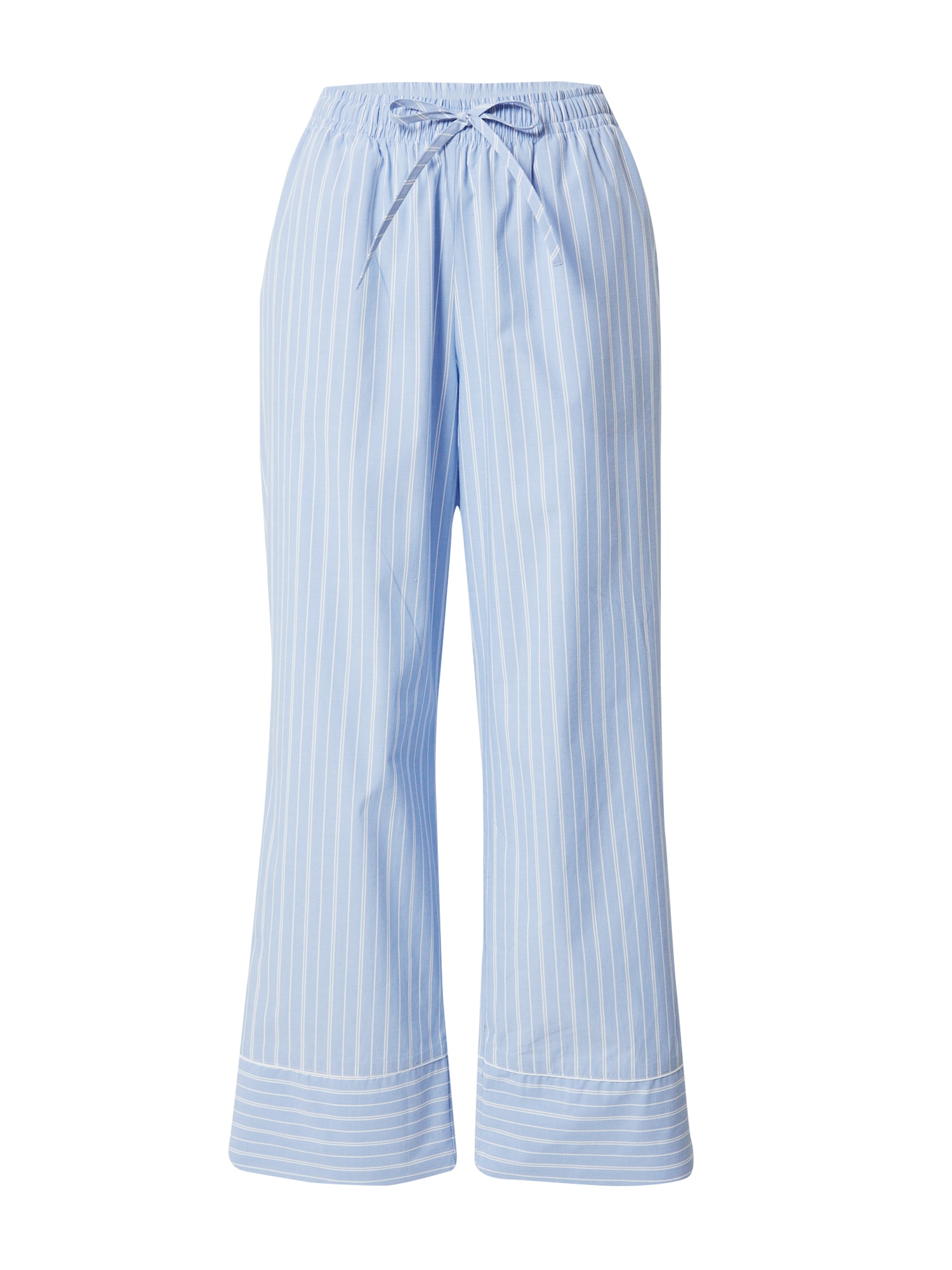 Pyžamové nohavice dymovo modrá biela Hunkemöller