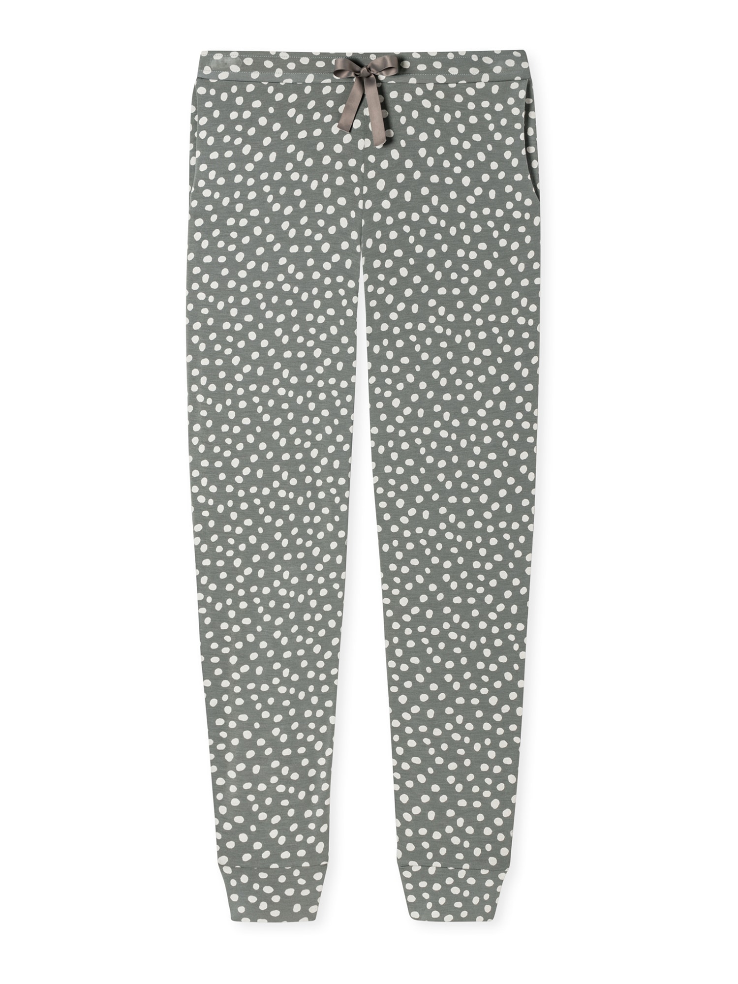Pyžamové nohavice sivá biela SCHIESSER